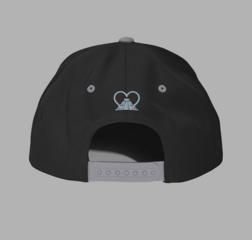 Casquette “El Original”— Noir et grise unisex — style SnapBack brodé